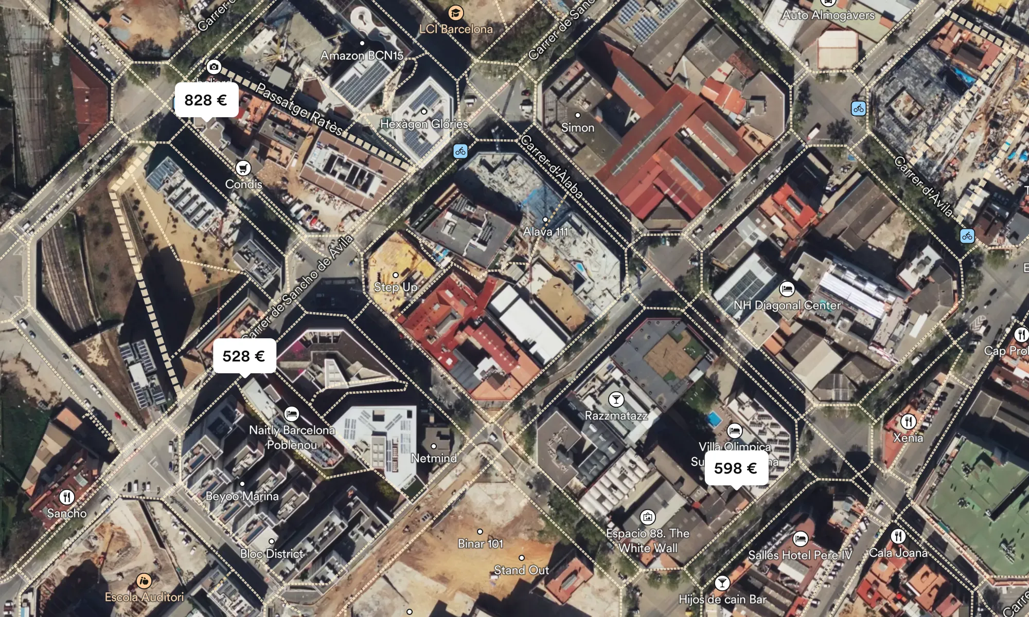 Map satellite visualization